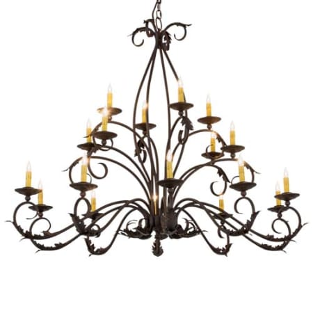 Meyda Tiffany Long Windsor 18 Light 40" Wide Taper Candle Style Chandelier N/A