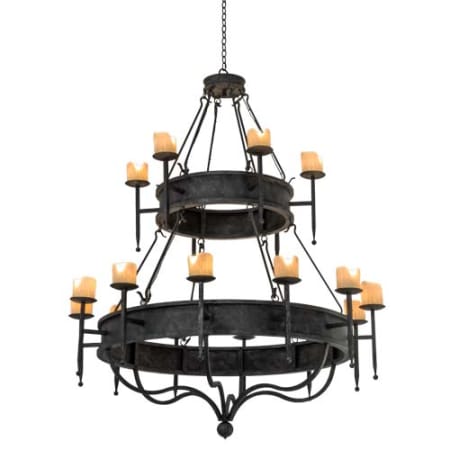 Meyda Tiffany Marta 18 Light 60" Wide Pillar Candle Ring Chandelier N/A