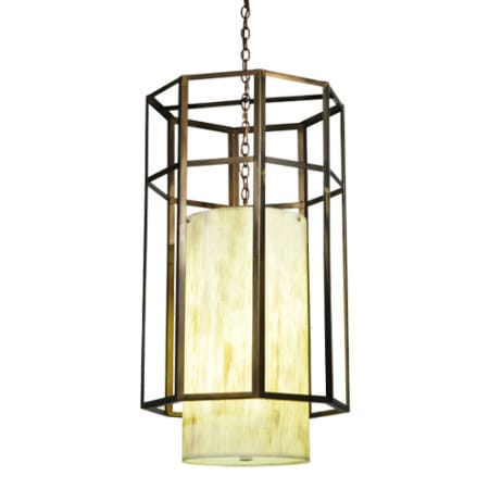 Meyda Tiffany Cilindro 4 Light 24" Wide Pendant Antique Copper