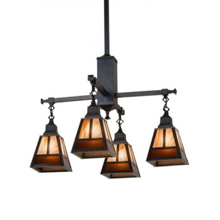 Meyda Tiffany T Mission 4 Light 26" Wide Chandelier N/A