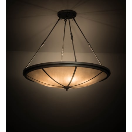 Meyda Tiffany Commerce 8 Light 48" Wide Pendant Nickel