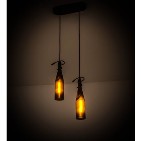 Meyda Tiffany Tuscan Vineyard 2 Light 5" Wide Multi Light Pendant Oil Rubbed Bronze
