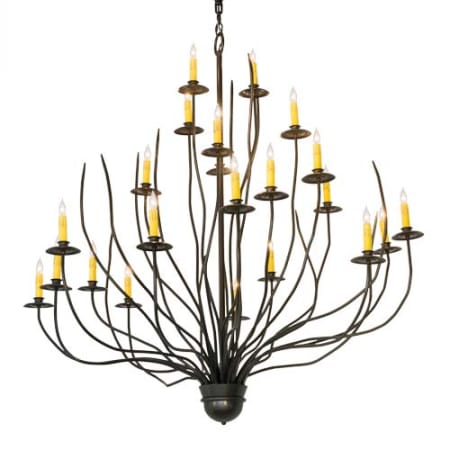 Meyda Tiffany Sycamore 22 Light 54" Wide Taper Candle Style Chandelier Timeless Bronze