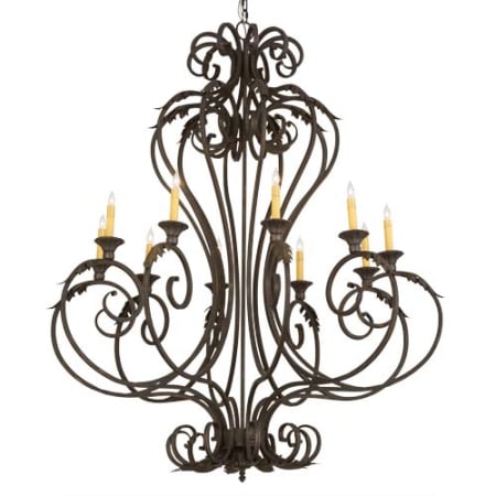 Meyda Tiffany Josephine 10 Light 48" Wide Taper Candle Style Chandelier N/A