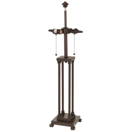 Meyda Tiffany Column Mission 32" Tall Lamp Base Mahogany Bronze