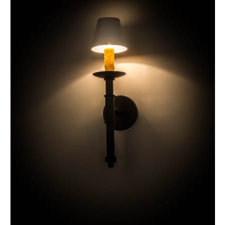 Meyda Tiffany Amada 20" Tall Wall Sconce with Shade Oil Rubbed Bronze