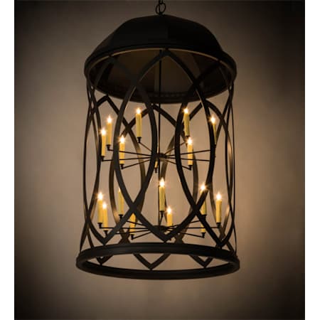 Meyda Tiffany Grafton 18 Light 42" Wide Taper Candle Pendant N/A