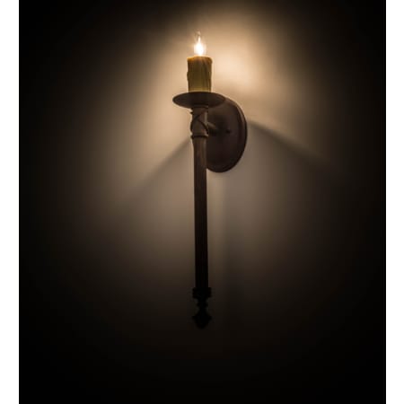 Meyda Tiffany Benedict 22" Tall Wall Sconce Rusty Nail