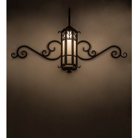 Meyda Tiffany Caprice 28" Tall Wall Sconce Antique Copper Gate