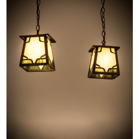 Meyda Tiffany Kirkpatrick 2 Light 7" Wide Multi Light Pendant Copper / Mahogany Bronze