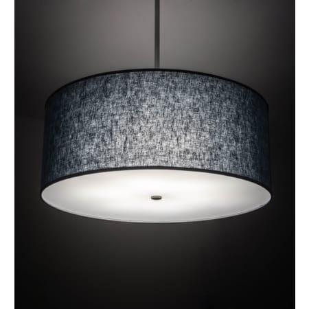 Meyda Tiffany Cilindro 6 Light 30" Wide Pendant Nickel