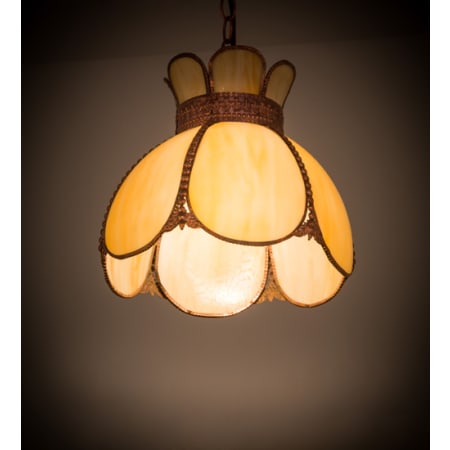Meyda Tiffany Anabelle 13" Wide Pendant Copper