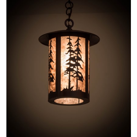 Meyda Tiffany Fulton Great Pines 10" Wide Pendant Antique Copper