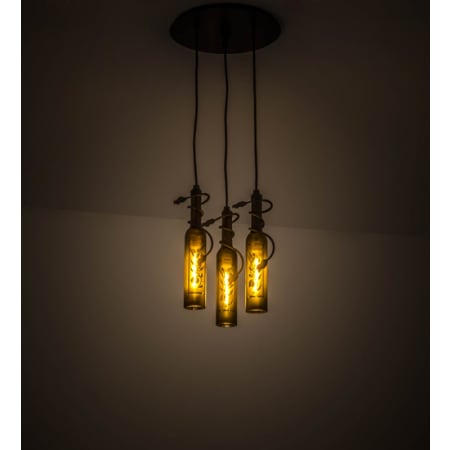 Meyda Tiffany Tuscan Vineyard 3 Light 12" Wide Multi Light Pendant N/A