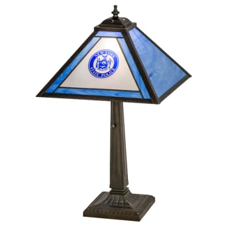 Meyda Tiffany Personalized 23" Tall Buffet Table Lamp Antique Brass