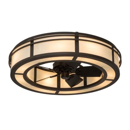 Meyda Tiffany Sargent 30" 5 Blade Indoor Ceiling Fan Oil Rubbed Bronze