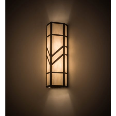 Meyda Tiffany Santa Fe 2 Light 22" Tall Hand Made Wall Sconce Antique Copper