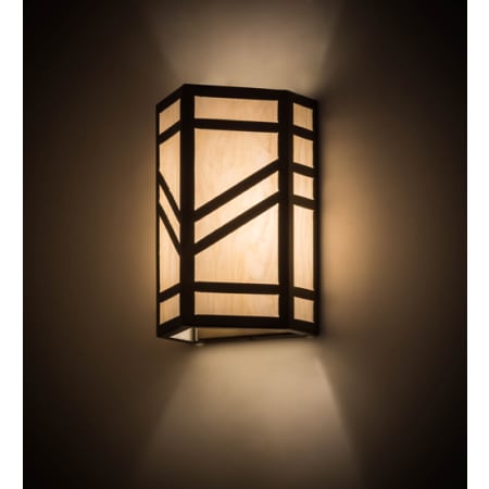 Meyda Tiffany Santa Fe 11" Tall Wall Sconce Antique Copper