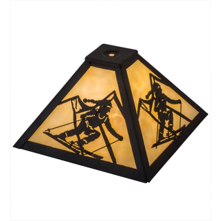 Meyda Tiffany Alpine 6.5" Tall Lamp Shade Oil Rubbed Bronze