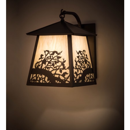 Meyda Tiffany Apple 20" Tall Wall Sconce Bleached Honey Onyx