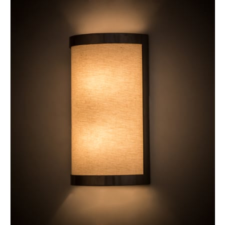 Meyda Tiffany Cilindro Prime 2 Light 14" Tall Wall Sconce Satin Clear