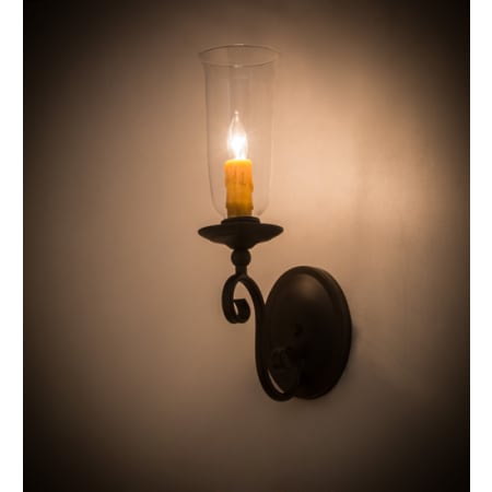 Meyda Tiffany Wallis 17" Tall Wall Sconce Oil Rubbed Bronze