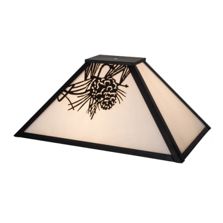 Meyda Tiffany Mission 7" Tall Lamp Shade Craftsman Brown