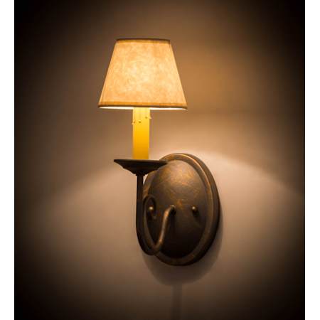 Meyda Tiffany Jenna 13" Tall Wall Sconce French Bronze