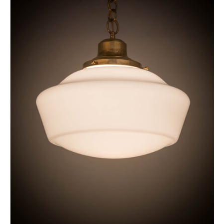 Meyda Tiffany Revival 16" Wide Pendant Transparent Brass