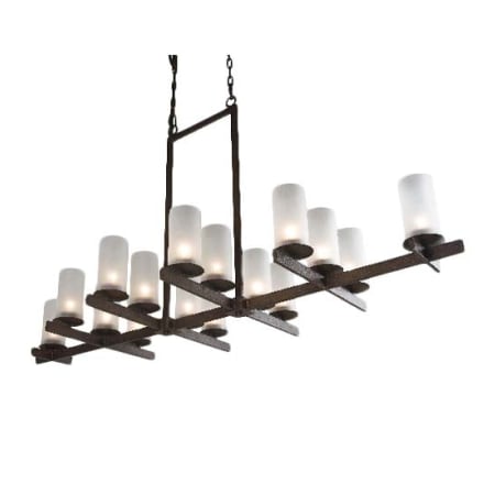 Meyda Tiffany Long Dante 16 Light 72" Wide Linear Chandelier N/A