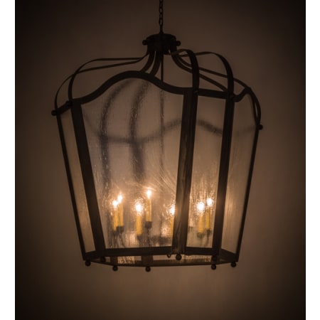 Meyda Tiffany Citadel 8 Light 48" Wide Taper Candle Pendant N/A