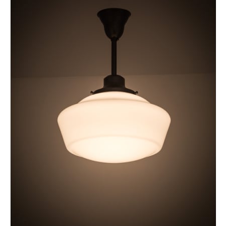 Meyda Tiffany Revival 16" Wide Pendant Craftsman Brown