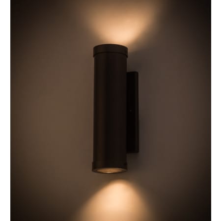 Meyda Tiffany Cilindro Hayden 2 Light 15" Tall Wall Sconce Oil Rubbed Bronze