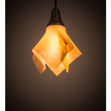 Meyda Tiffany Metro 10" Wide Abstract Pendant Nickel