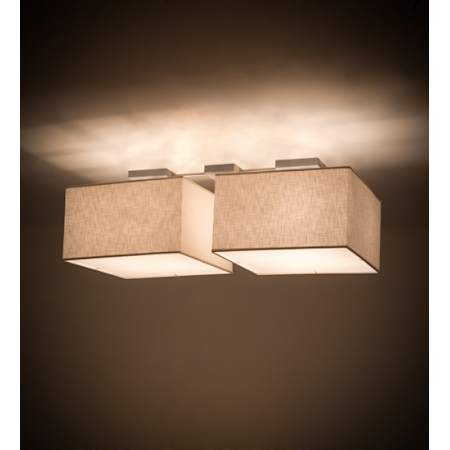 Meyda Tiffany Quadrato 8 Light 55" Wide Linear Pendant N/A
