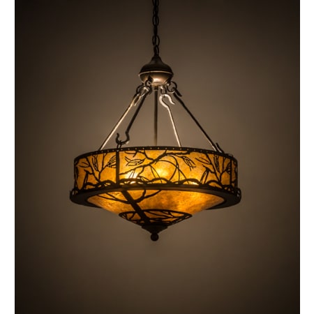 Meyda Tiffany Branches 4 Light 20" Wide Pendant Antique Copper