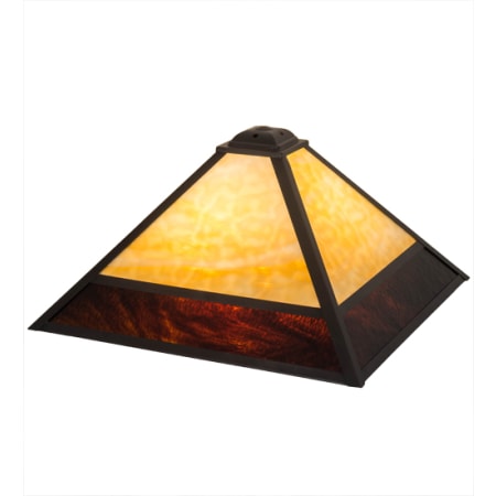 Meyda Tiffany Mission 9" Tall Lamp Shade Craftsman Brown