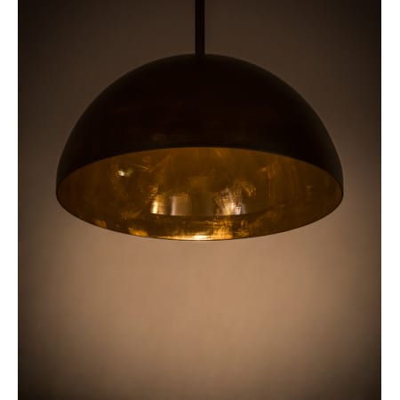 Meyda Tiffany Gravity 26" Wide Pendant Antique Brass
