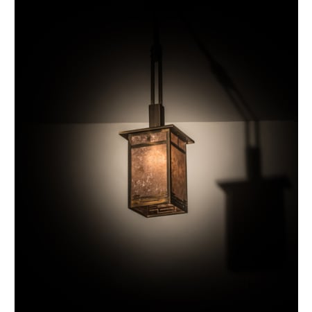 Meyda Tiffany Roylance 13" Wide Pendant Antique Copper