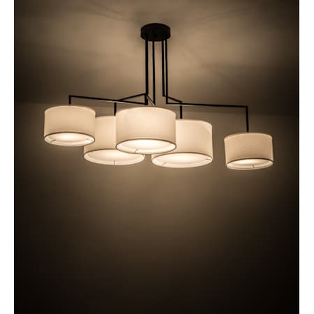 Meyda Tiffany Cilindro 5 Light 58" Wide Linear Pendant N/A