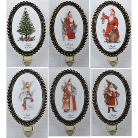 Meyda Tiffany Pack of (12) - Christmas Night Lights Antique Brass
