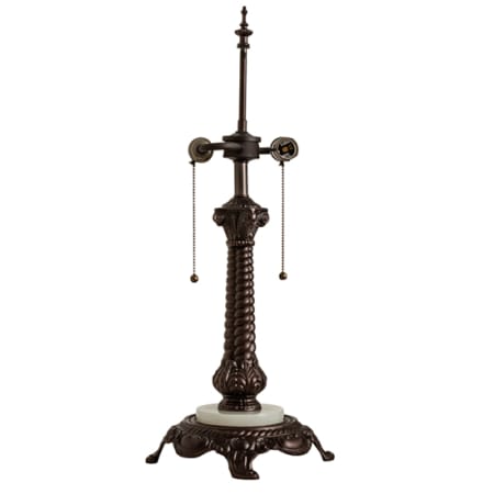 Meyda Tiffany Rope 27" Tall Lamp Base Mahogany Bronze
