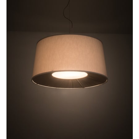Meyda Tiffany Bruges 4 Light 30" Wide Pendant Nickel