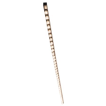 Meyda Tiffany Caldero 35 Light 216" Wide Semi-Flush Linear Ceiling Fixture Gloss Black