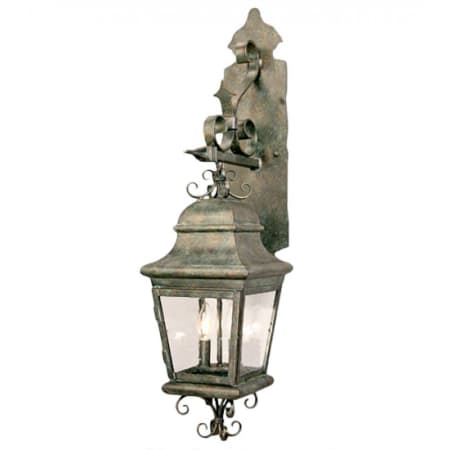 Meyda Tiffany Vincente 2 Light 35" Tall Wall Sconce Golden Verde