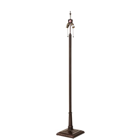Meyda Tiffany Mission 65" Tall Lamp Base Mahogany Bronze