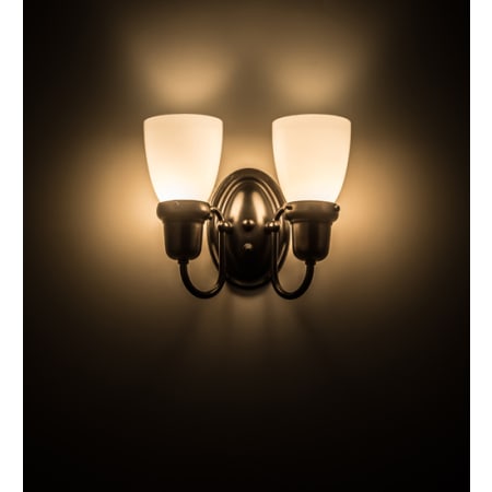 Meyda Tiffany Revival 2 Light 9" Tall Wall Sconce Craftsman Brown