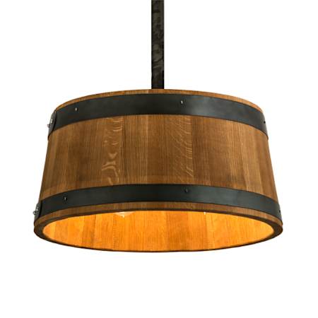 Meyda Tiffany 3 Light 25" Wide Wood Pendant Natural Wood