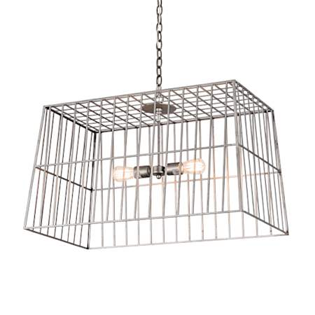Meyda Tiffany 2 Light 32" Wide Cage Linear Pendant N/A