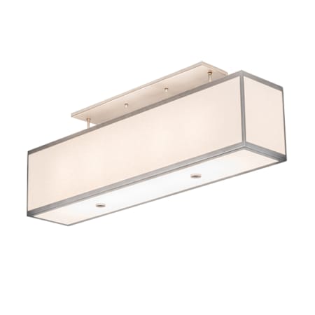 Meyda Tiffany 5 Light 48" Wide Linear Pendant Nickel